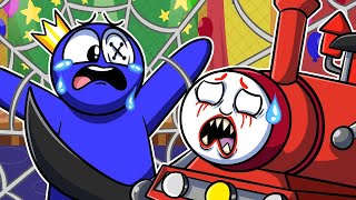 картинка: ЧУ-ЧУ ЧАРЛЬЗ ПРОТИВ СИНЕГО?! | Rainbow Friends/Choo-Choo Charles - Анимации на русском