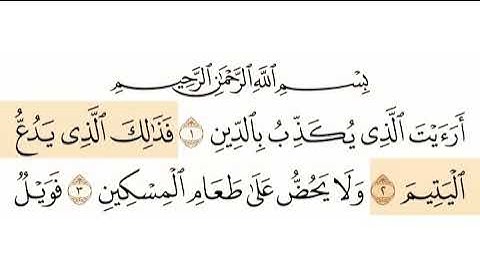 سورة الماعون الشيخ علي جابر                 Sourate Almauoon