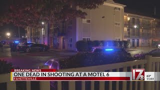 Fayetteville Motel 6 shooting kills one, police say