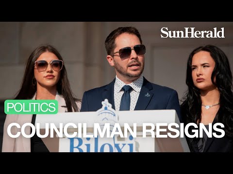 Watch As Biloxi City Councilman Robert Deming Announces His Resignation