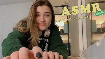 ASMR build up tapping, camera tapping, fast and aggressive 🙌