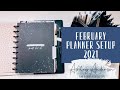 PLANNER SETUP FOR FEBRUARY 2021 | I'M USING A NEW LAYOUT! | THE HAPPY PLANNER