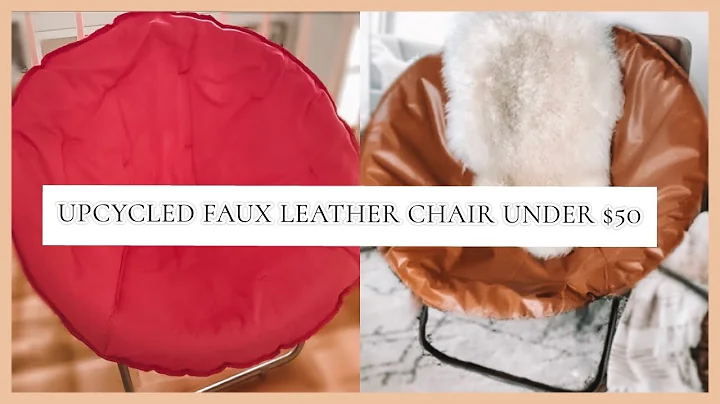 FAUX LEATHER CHAIR THRIFT FLIP // EP. 2 DIY FRIDAY