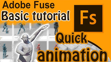 Adobe Fuse CC Free Tutorial - Animation 3D characters [Mixamo]