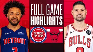 Game Recap: Pistons 105, Bulls 95