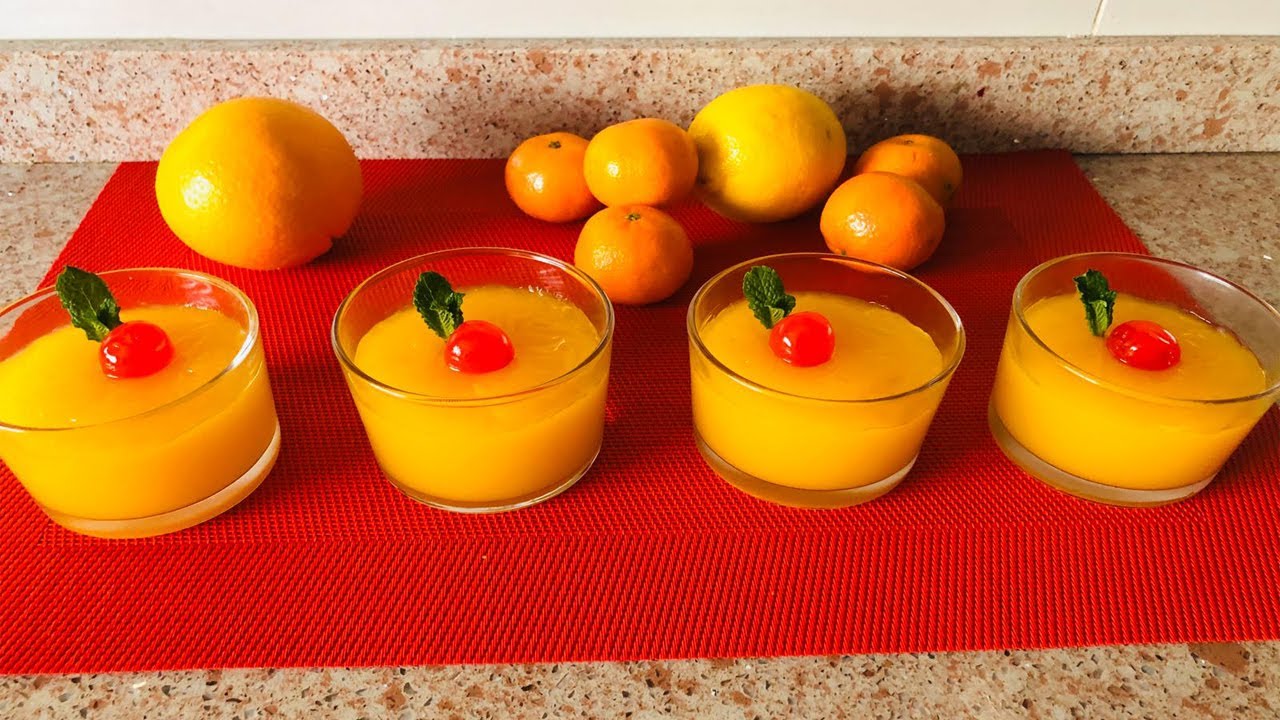 MANJAR DE NARANJA CON MAIZENA