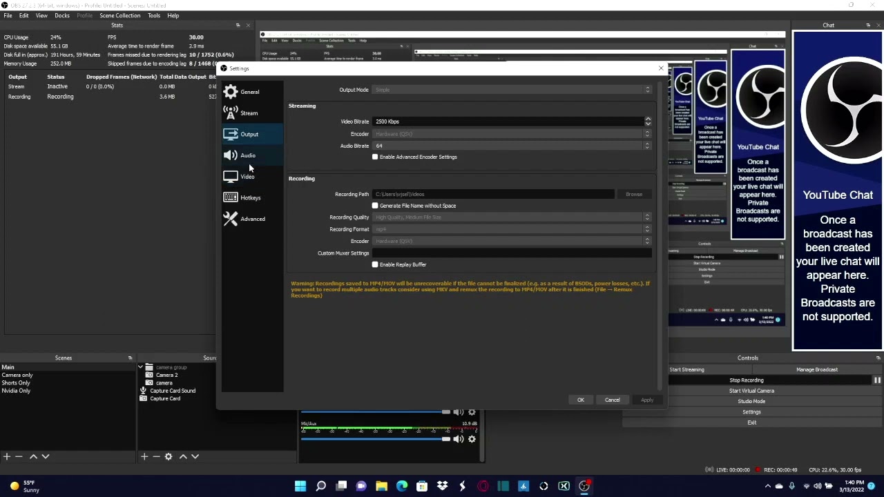The Best OBS Recording Setting For Nvidia Gforce Now For Low end PC and