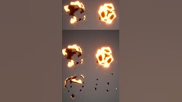 Toon Air Explosion in UE5 Niagara | #shorts