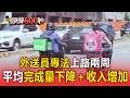 專法上路兩周「訂單數據曝」！外送員平均完成量下降＋收入增加【頭條600秒】