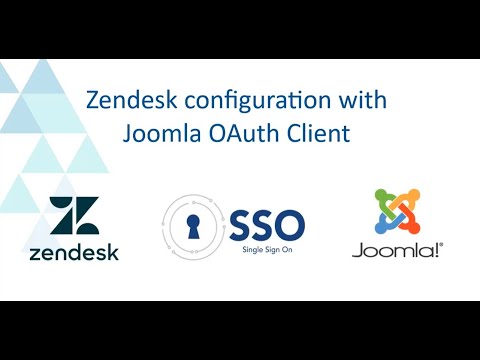 Zendesk Single Sign On (OAuth / OIDC SSO) | Login into Joomla using Zendesk | Joomla Zendesk  SSO