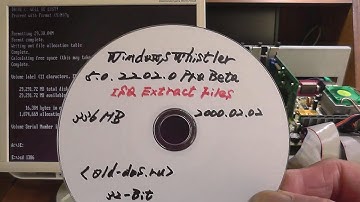 How to do install of Windows Whistler 2202 Pro Beta [Early Whistler]