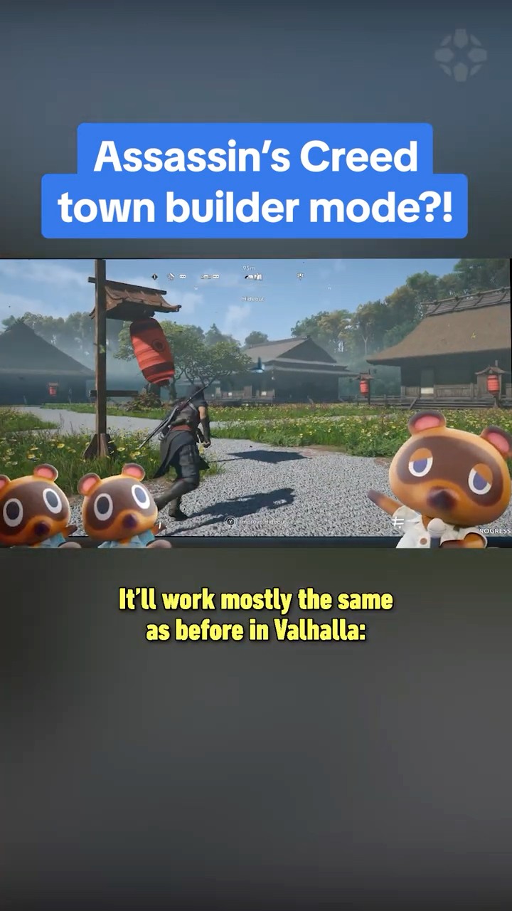 Assassin's Creed Shadows has an Animal Crossing-like mode?! #assassinscreedshadows #animalcrossing