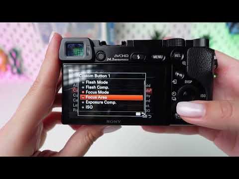 Sony A6000: How to configure the custom buttons