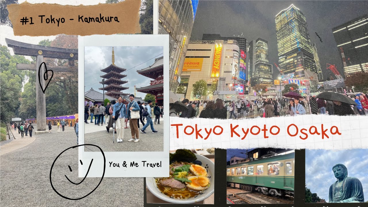 🚘 Ep.5 | Tokyo - Kyoto - Osaka | ไปเองได้ ง่ายนิดเดียว | #1 Tokyo & Kamakura