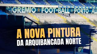 A Nova Pintura Da Arquibancada Norte