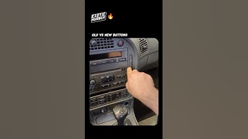 Old Vs New Car Buttons