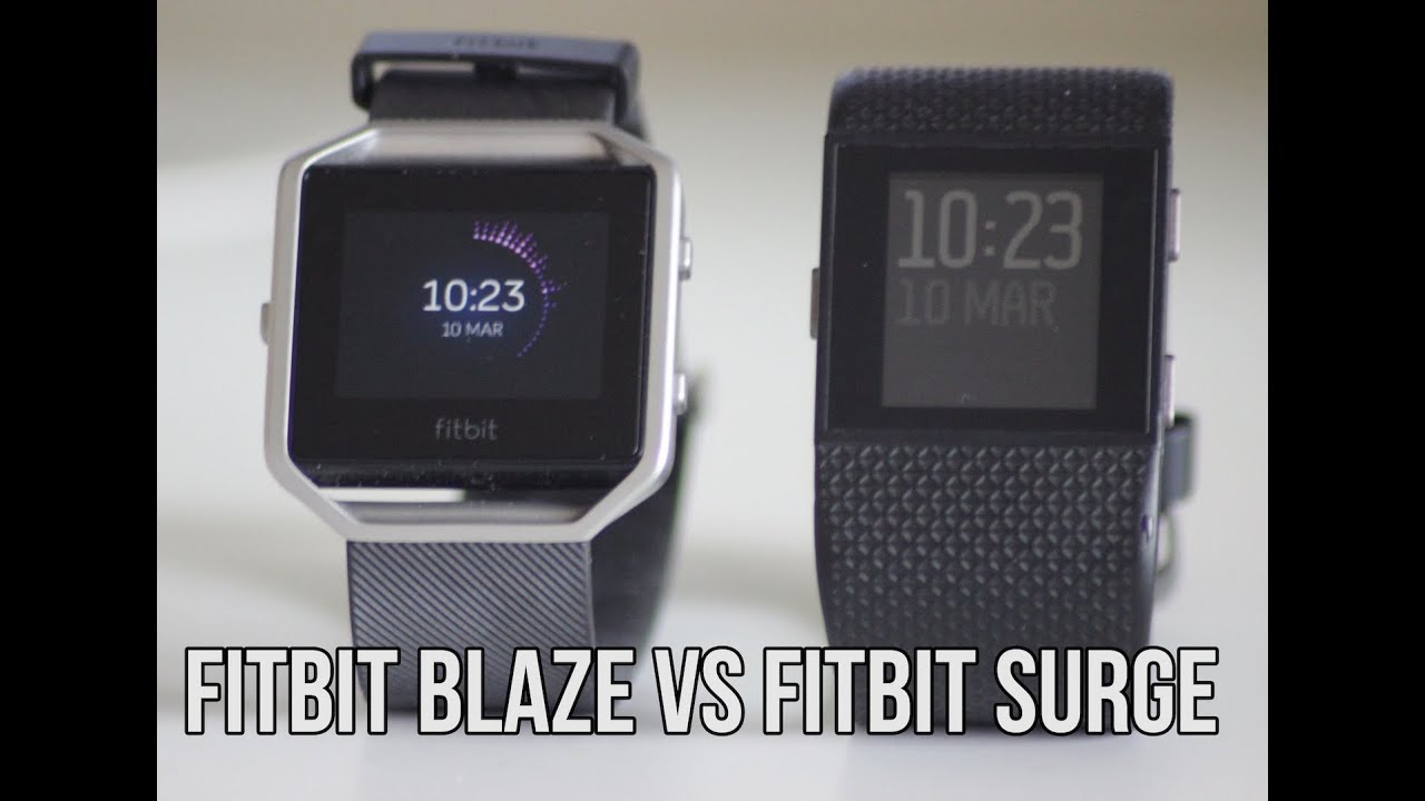 fitbit surge vs blaze