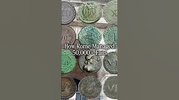 How the Colosseum Managed 50,000 Fans