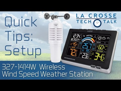 Installed La Crosse Weather Station with Wind Speed on the RV