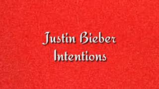Justin Bieber Intention