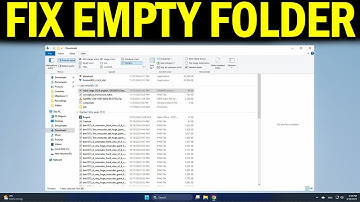 How To Fix Folder Is Empty but Has Files and Shows Size in Windows 11 or 10 - Quick Fix
