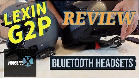 Review van de Lexin G2P Bluetooth-headset voor motorfietsen!