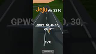 Jeju air 2216 CVR! #cvr #planecrash #fyp #jejuaircrash #muanairport #shorts