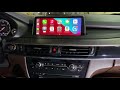 Установка Carplay BMW X5 F15 2016 года на головное устройство NBT