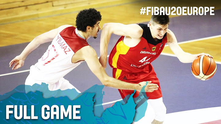 Turkey v Germany - Full Game - Round of 16 - FIBA U20 European Championship 2017