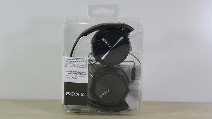 Sony MDR-ZX310 with - Headphones Microphone YouTube On-Ear REVIEW (MDRZX310AP/B)