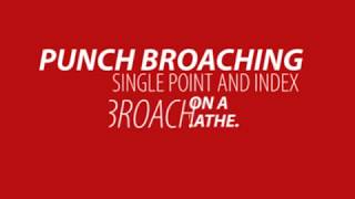 Punch Broaching  on a CNC Lathe | Slater Tools