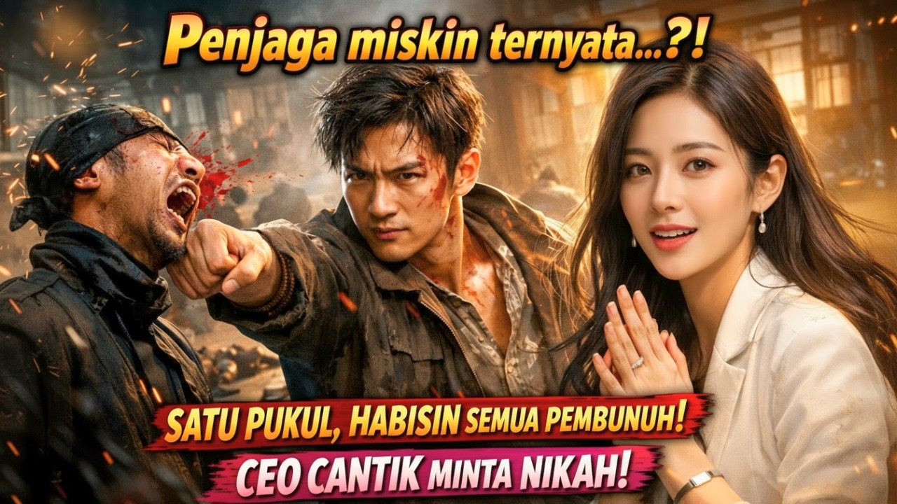 Penjaga miskin ternyata........⁉️Satu pukul, habisin semua pembunuh, CEO cantik minta nikah‼️