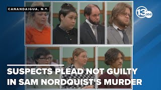 7 suspects accused of transgender man's murder in Ontario County plead not guilty