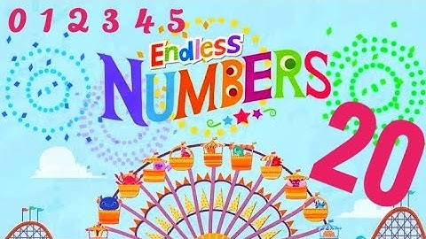 Endless Numbers - 20 in English & Counting, Math By Endless Number - See & Learn #endlessnumbers
