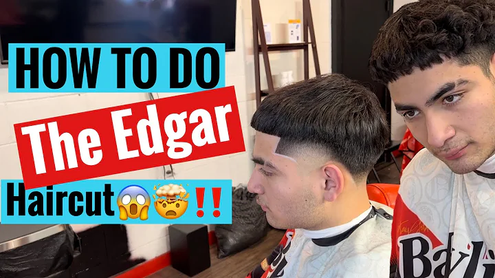 BARBER TUTORIAL: How to do the FAMOUS EDGAR haircut