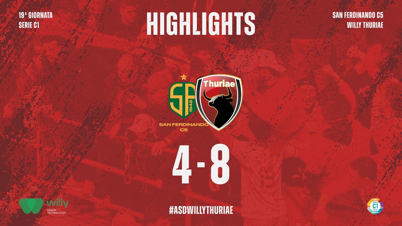 HIGHLIGHTS SAN FERDINANDO C5 - WILLY THURIAE | SERIE C1- PUGLIA 2025/26