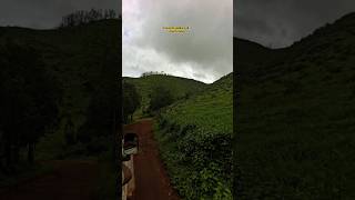 Towards Habbe Falls | Hidden Waterfall in Karnataka 🌿 | South India Bike Ride Adventure #shorts