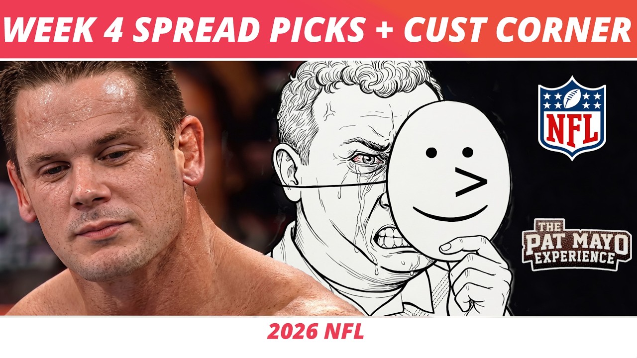 2026 NFL Week 4 Spread Picks, SUPERLOCKS, Survivor Picks | Cust Corner: Best TV Shows, Monopoly BACK