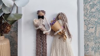 DIY Macrame doll tutorial | Macrome aile yapımı by Niss Crafts 102 views 4 weeks ago 12 minutes, 45 seconds