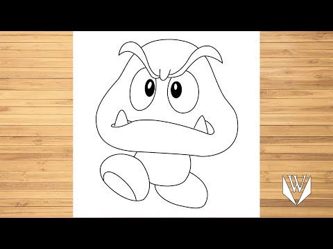 Как нарисовать Гумба шаг за шагом, Easy Draw | Скачать бесплатно раскраски