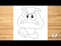 Как нарисовать Гумба шаг за шагом, Easy Draw | Скачать бесплатно раскраски