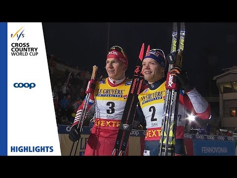 Highlights | Bolshunov edges Klaebo in dramatic fashion | Ruka | Men's Sprint | FIS Cross Country