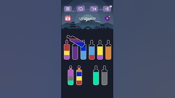 Water Sort Puzzle 829 #watersort #games #puzzlesolving #gameplay #watersortpuzzle