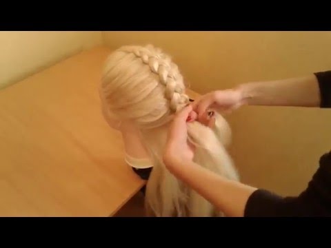 Французская коса навыворот Французская коса навыворот