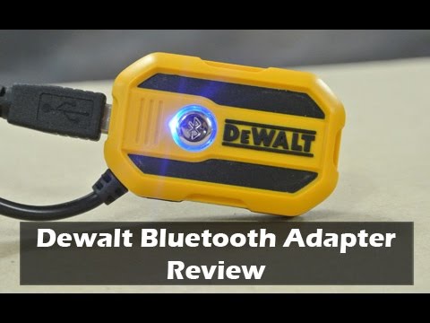sjældenhed Regulering Diplomat Dewalt Bluetooth Radio Adaptor Review DCR002 - YouTube