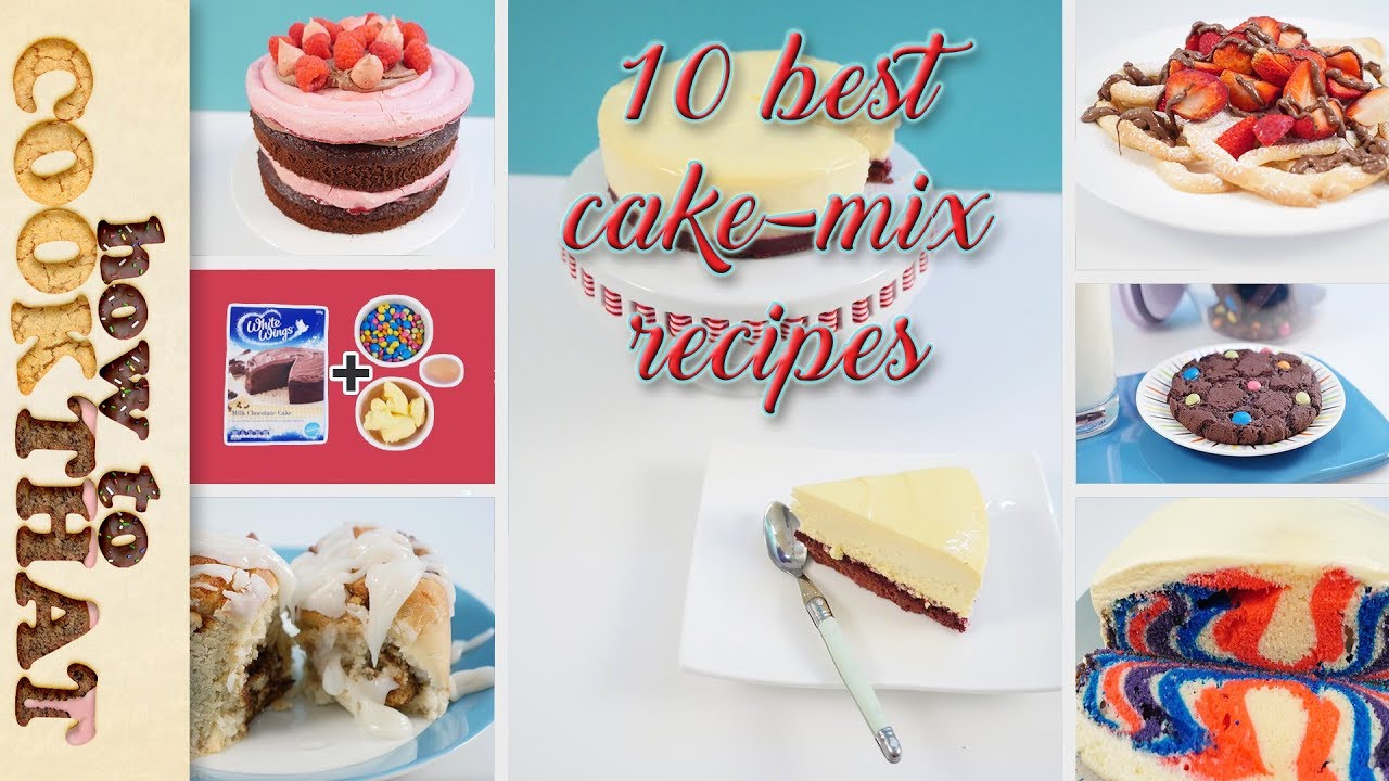 Top 10 Best CAKE MIX recipes in 10 minutes | How To Cook That Ann ...