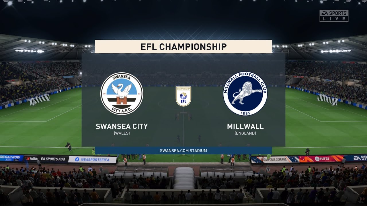 PS4 Fifa 23 Millwall Vs Swansea City 