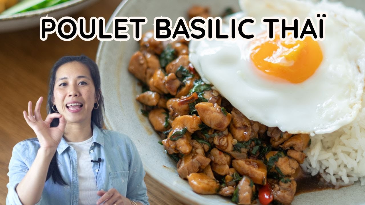 Poulet Sauté au Basilic Thaï - Recette express (20 minutes) + l'astuce qui change tout ! 🥢