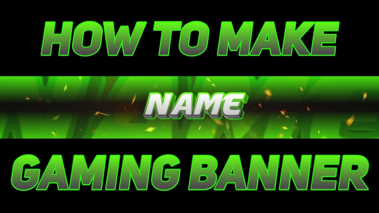 How To Make Cool Gaming Banner Using Ps Touch × Pixellab Youtube