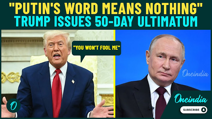Trump’s War-Like Warning to Putin Shocks Russia | ‘Untrustworthy’ Putin to Be Hit With Tariffs